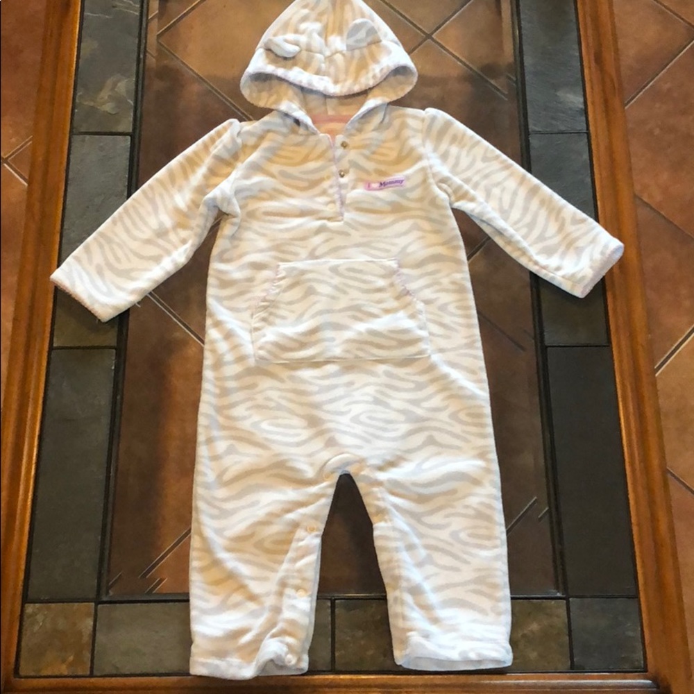 Carters Fleece Pant Romper